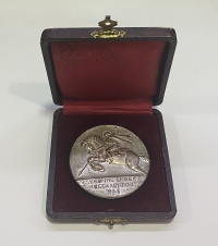 Medal Silver plated 1934 Boxed Salonica