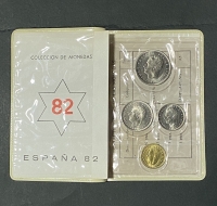 ΙΣΠΑΝΙΑ Σετ (4) νομίσματα 1980 UNC Στο φακελάκι της