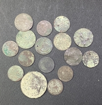 TURKEY Lot of 15 old coins 