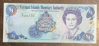 CAYMAN ISLANDS 1 Dollar 2001 UNC