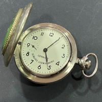 Γερμανικό Ρολόι Τσέπης με έγχρωμες παραστάσεις σε λειτουργία  50 mm