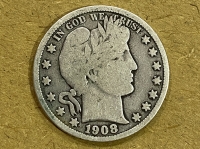 USA Half Dollar 1908 d 