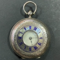 Silver small (36mm) Pocket Watch no working