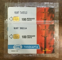2 Phonecards 1993