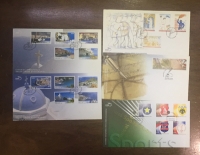 Collection of 5 FDC 2008 face value about 23€