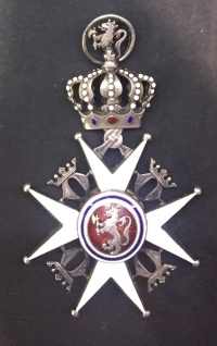 ΝΟΡΒΗΓΙΑ Order of St. Olav Knight RARE