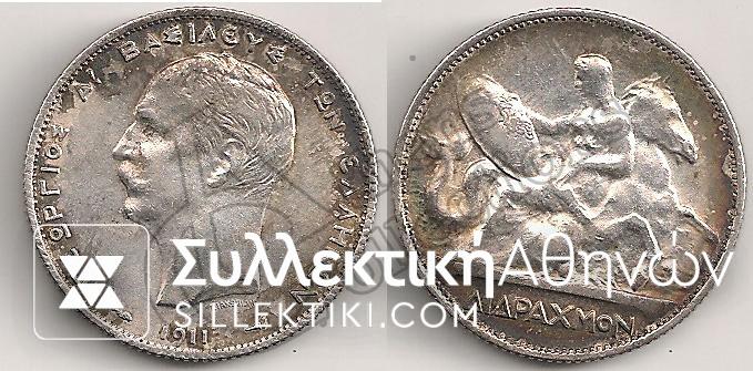2 Drachmas 1911 AU