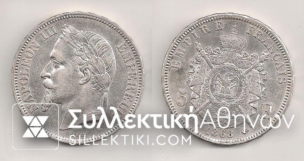 FRANCE 5 Fr. 1868 A AU