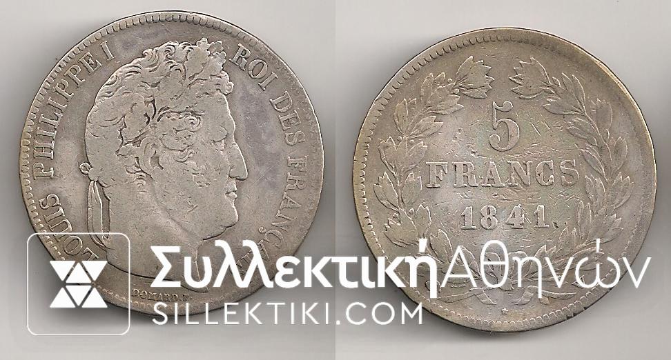 FRANCE 5 Fr. 1841 w F