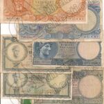 Collection of 7 banknotes F-VF+