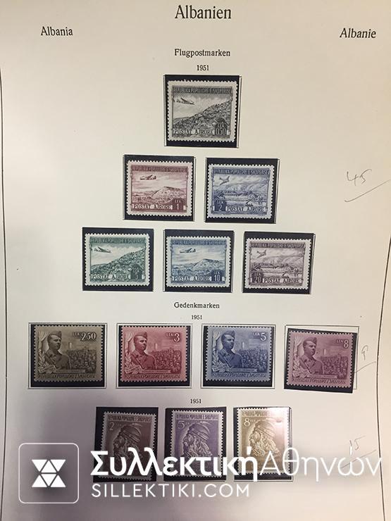 ΑΛΒΑΝΙΑ Συλλογή 1914-1940 Ασφράγιστα **