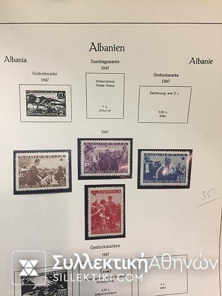 ΑΛΒΑΝΙΑ Συλλογή 1914-1940 Ασφράγιστα **