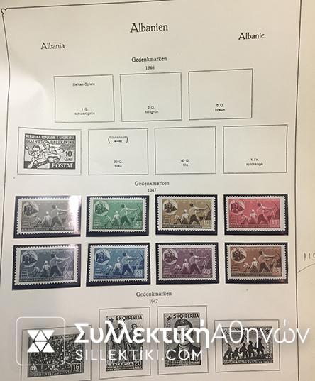 ΑΛΒΑΝΙΑ Συλλογή 1914-1940 Ασφράγιστα **