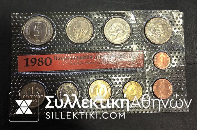 GERMANY Blister 1980F UNC