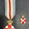 Red Cross Medal With Miniature