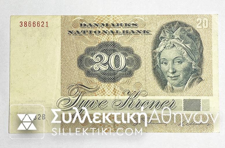 DENARK 20 Kroner 1972 XF