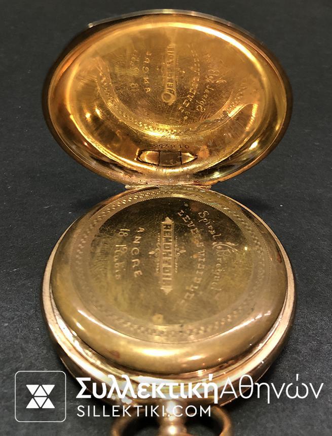 Ρολόι τσέπης Χρυσό (14 κ) Serkisoff Κωνσταντινούπολη