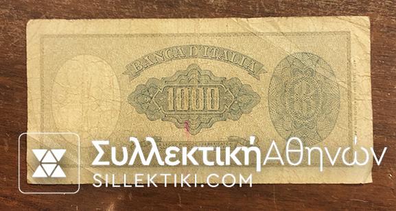 ΙΤΑΛΙΑ 1000 Λιρέτες 1947 F