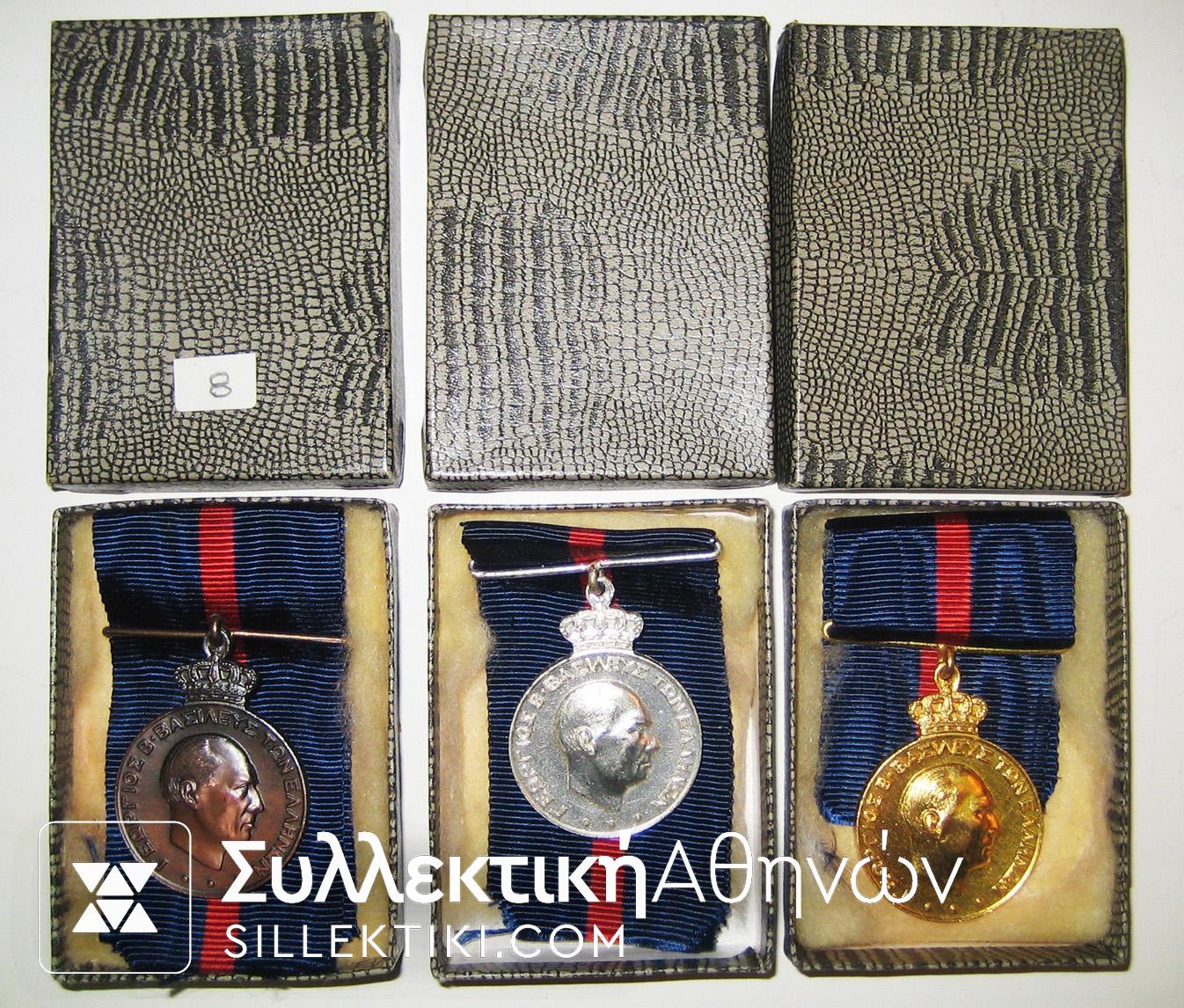 Complete set 3 Medals