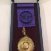 PERU .Distinguished service medal with rosette BOXED