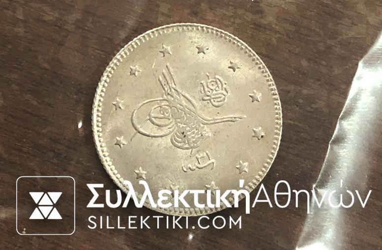 TURKEY 2 Kurush 1905 UNC