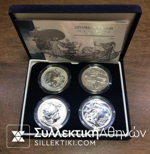 GR. BRITAIN SET 4 OUNCE 199