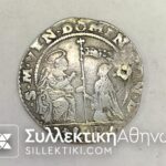 ITALY 1/2 Ducat Venice 1669 Pierced