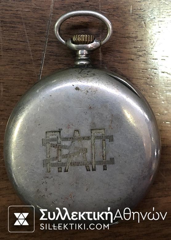 Σπάνιο Ρολόι τσέπης ΣΙΔΗΡΟΔΡΟΜΟΙ ΠΕΛΟΠΟΝΝΗΣΟΥ ( PHENIX) Δυο καπάκια δεν λειτουργεί