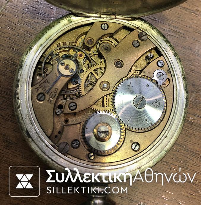 Σπάνιο Ρολόι τσέπης ΣΙΔΗΡΟΔΡΟΜΟΙ ΠΕΛΟΠΟΝΝΗΣΟΥ ( PHENIX) Δυο καπάκια δεν λειτουργεί