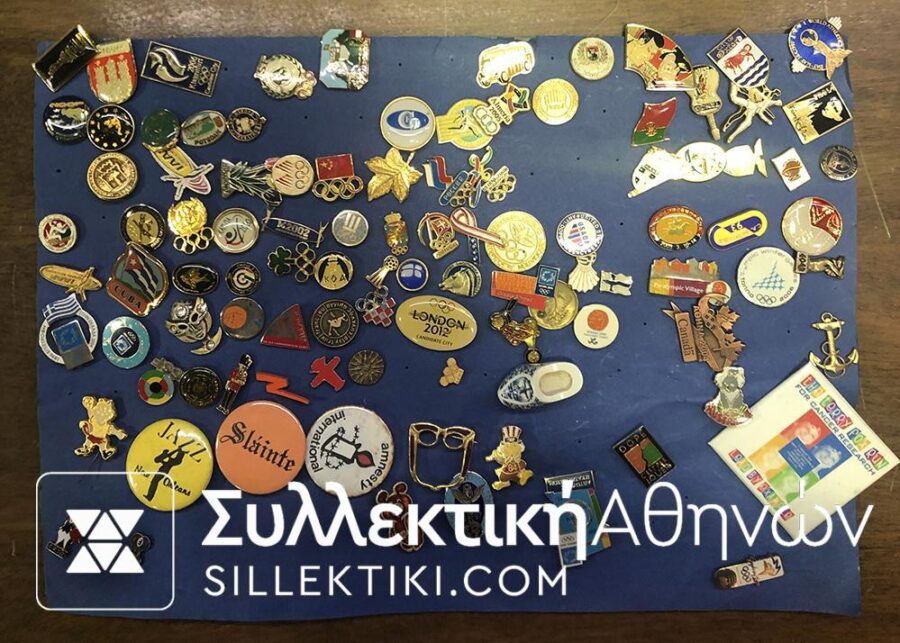 Collection of 100 Pins different Interesting Lot