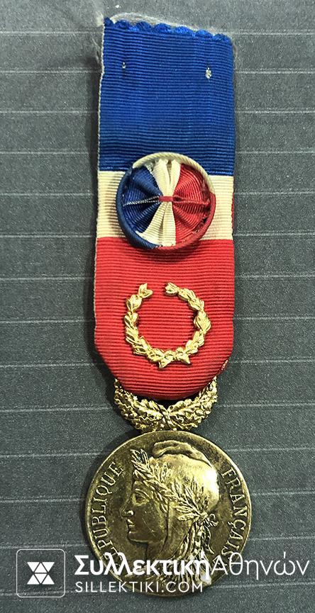 FRANCE Medal.'HONNER ET TRAVAIL"