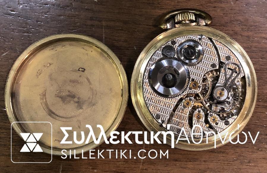 Επίχρυσο Ρολόι τσέπης South Bend