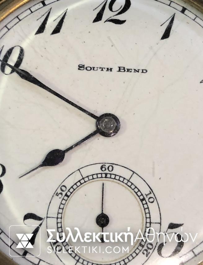 Επίχρυσο Ρολόι τσέπης South Bend