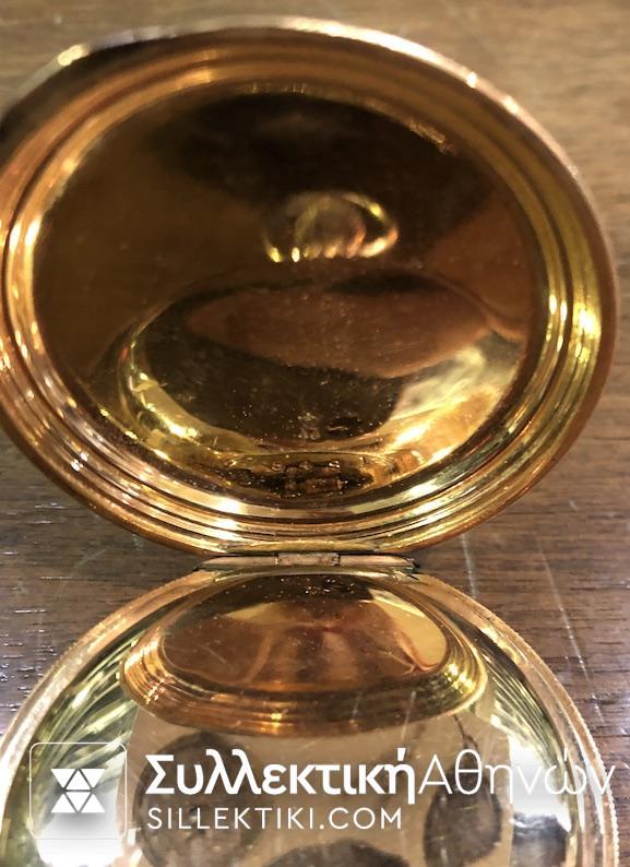 Ρολόι τσέπης ELGIN με χοντρό χρύσωμα