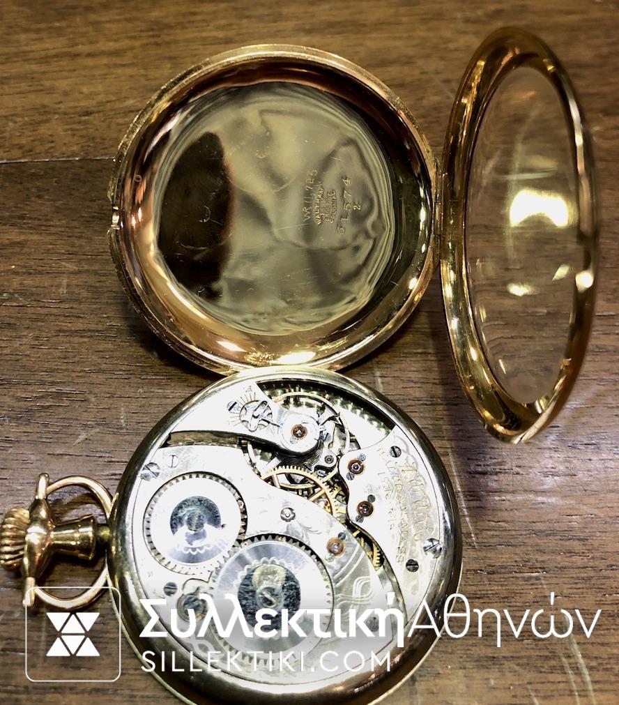 Ολόχρυσο Ρολόι Τσέπης ELGIN