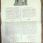 Old Historic Document 1809