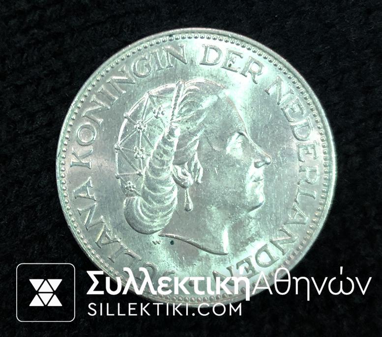 NETHERLAND 2 1/2 G. 1963 UNC