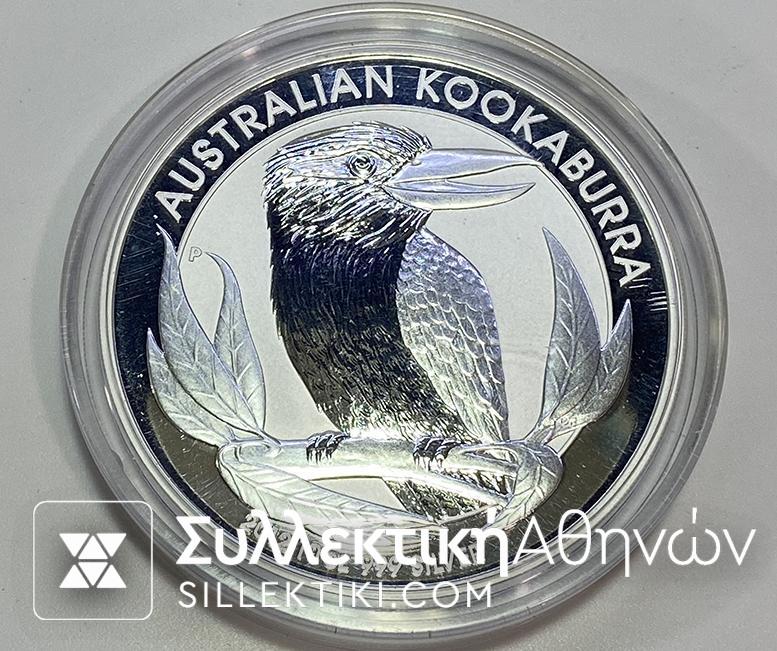 AUSTRALLIA 10 Ounce 2012 Kookaburra Proof