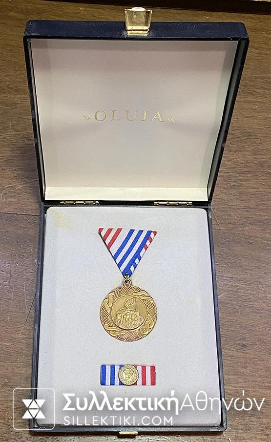 CROATIA Storm (Olyja) Medal Boxed