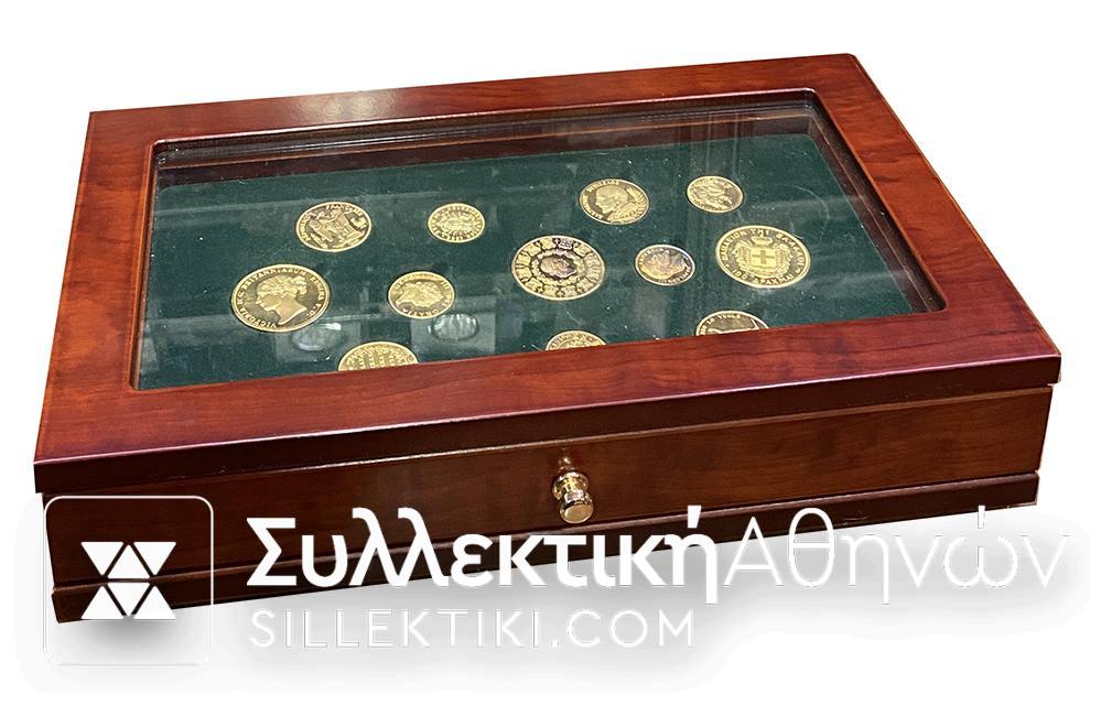 ΧΡΥΣΗ ΕΠΟΧΗ ΤΟΥ ΝΟΜΙΣΜΑΤΟΣ Συλλογή της Mailink νε ασημένια επίχρυσα αντίγραφα από τα πιο ακριβά και σπάνια νομίσματα της Ευρώπης και της Ελλάδος