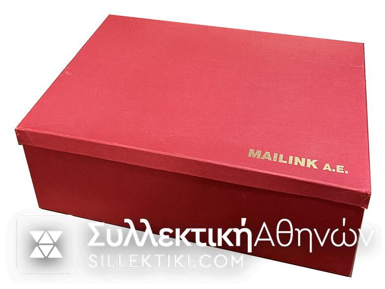 3.000 ΧΡΟΝΙΑ ΕΛΛΑΔΑ Συλλογή τησ Mailink Με ασημένια επίχρυσα αντίγραφα Ελληνικών νομισμάτων