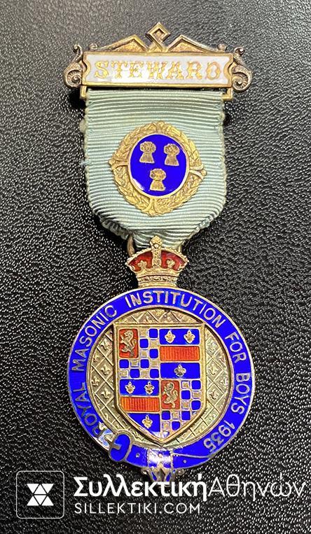 Masonic Silver Medal 1935