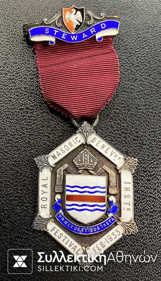 Royal Masonic Festival 1933 Silver