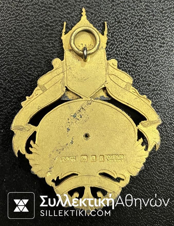 Ελληνικού ενδιαφέροντος Αγγλικό Μασονικό Μετάλλιο