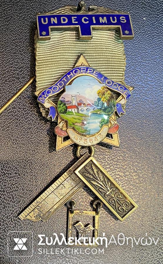 Masonic Medal Silver Woodthorpe Lodge