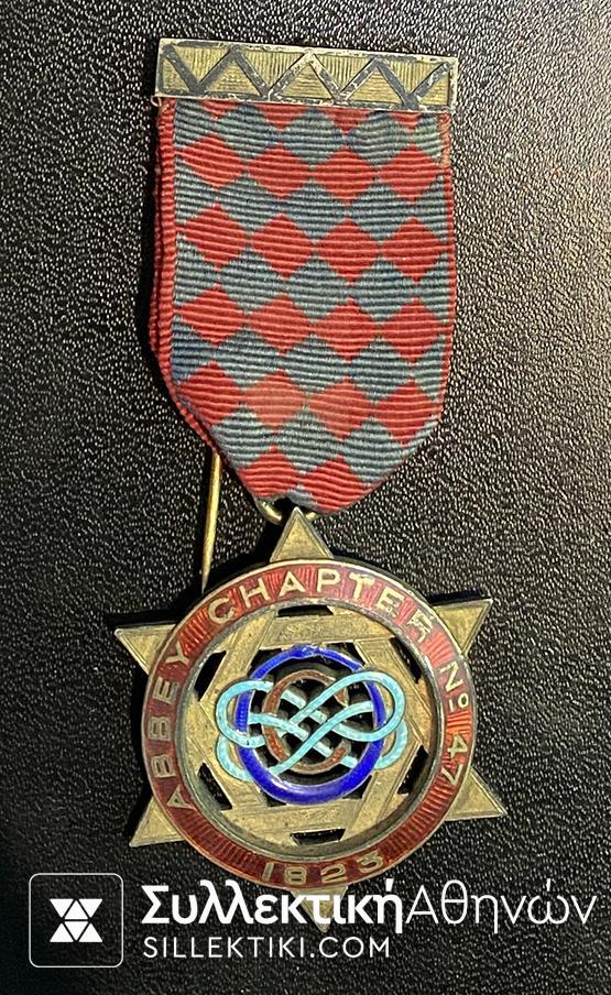 Masonic Medal "ABBEY CHAPTER 1823"