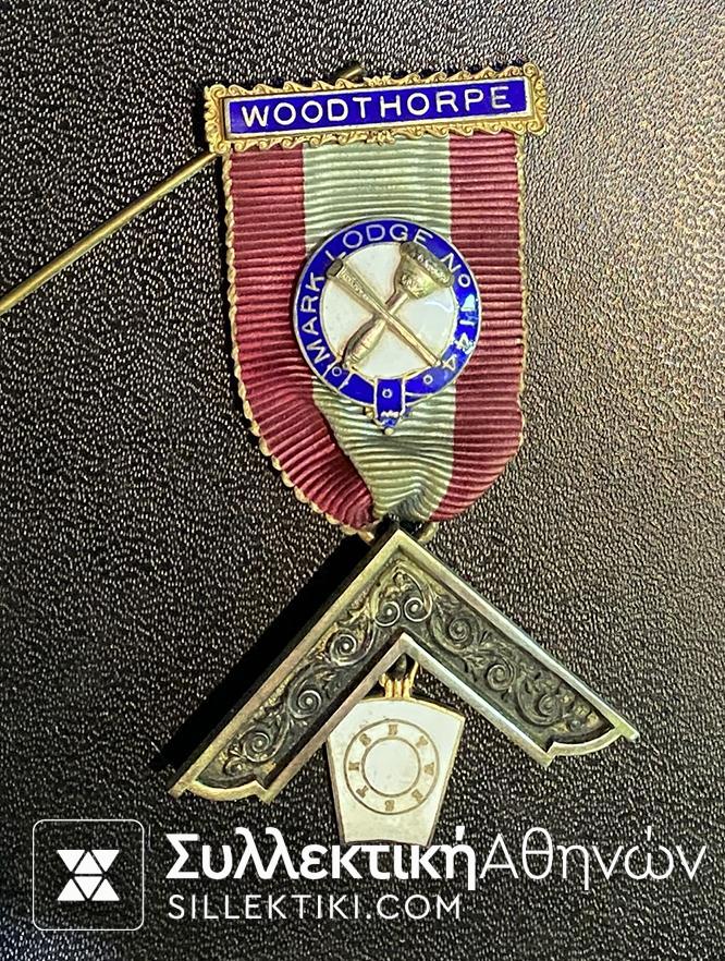 Masonic Medal Enamel