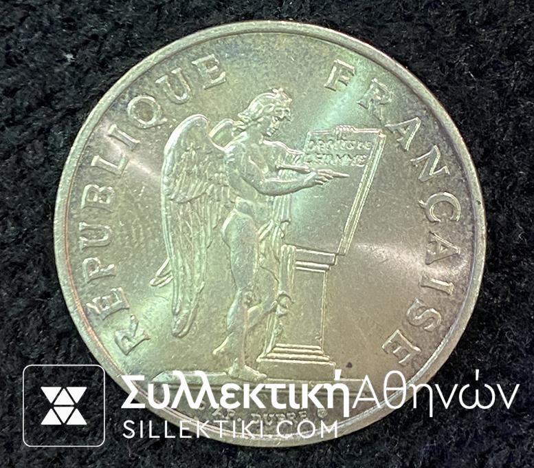 FRANCE 100 Franc 1989 UNC