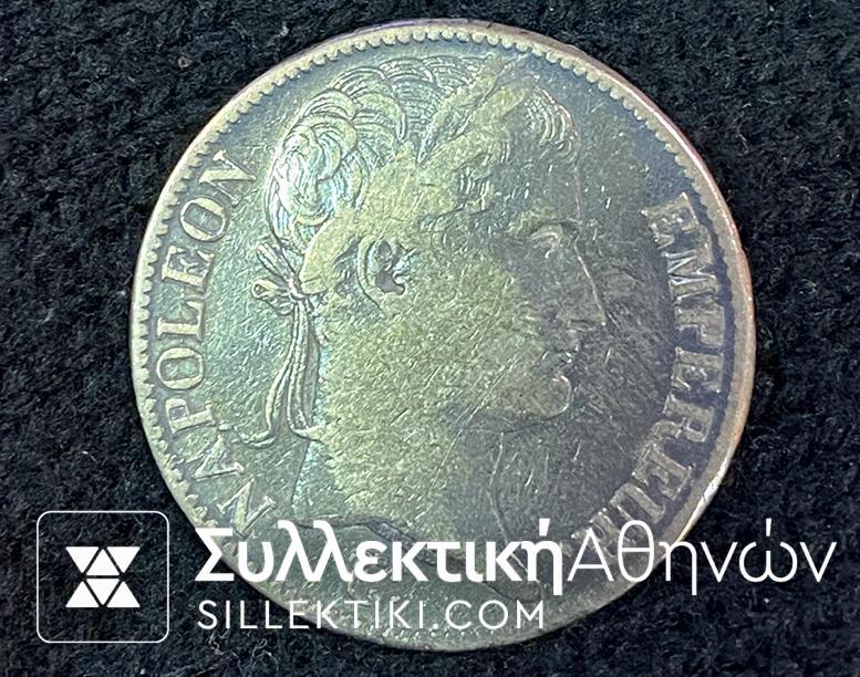 FRANCE 5 Franc 1811 A VF+