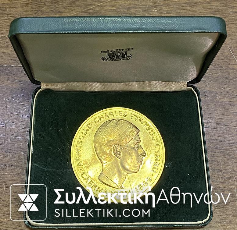 GR. BRITAIN PRINCE OF WALES INVESTITURE MEDAL